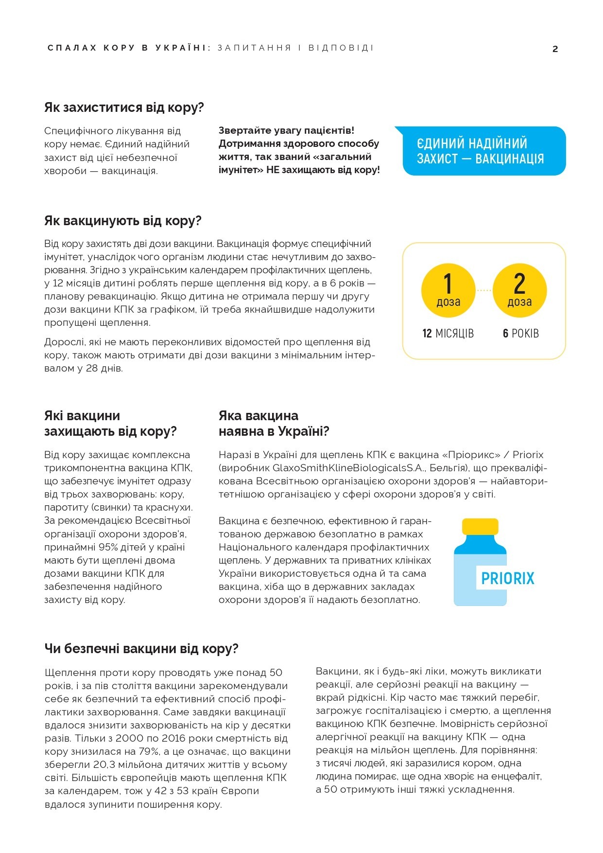 Про спалах кору в Україні